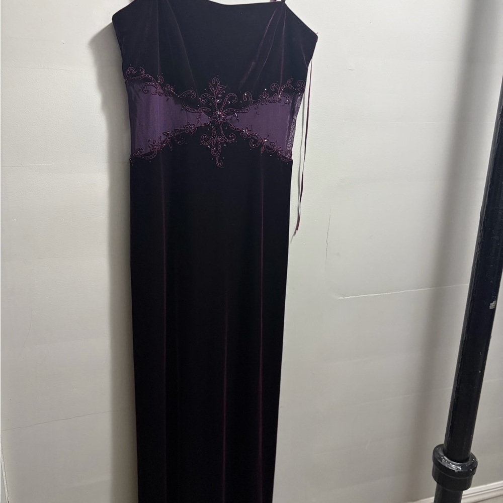 Dave & Johnny Deep Purple Dress